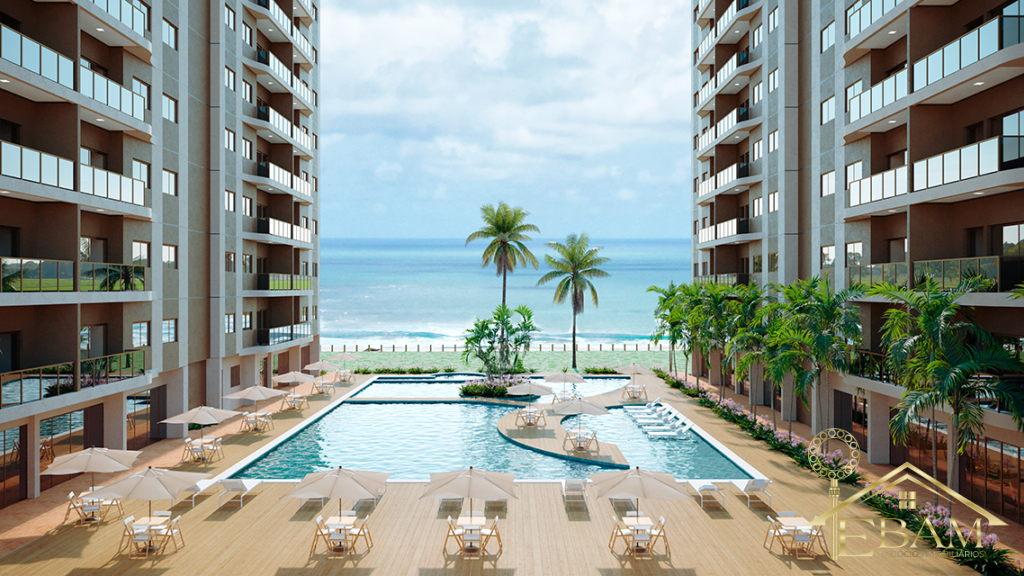 Vista das Piscinas